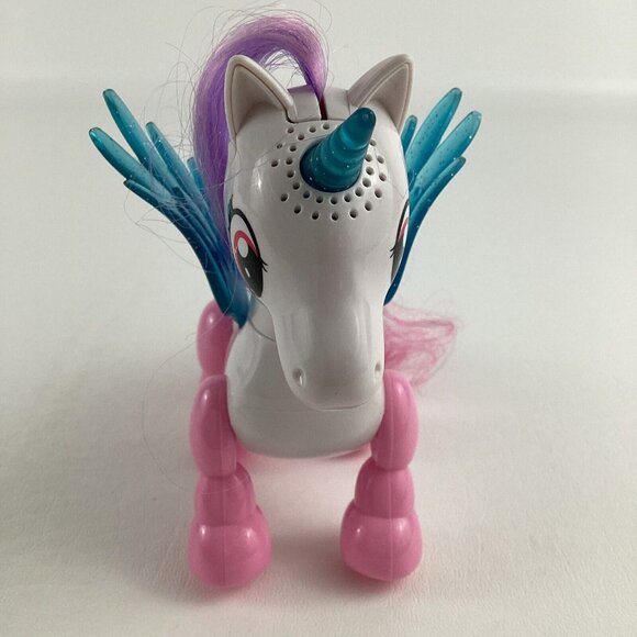 NKOK USB Pet Botz Robo Unicorn Interactive Lights Sounds Movement Pegasus Toy - Picture 2 of 7